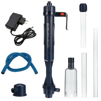 HKM-270995 Electric Aquarium Cleaning Siphon with Battery-Powered Suction for Safe and Easy Gravel Maintenance