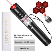HKM-2710077 Rechargeable Infrared Laser Pointer with Four-Pattern Starry-Sky Head for Cats
