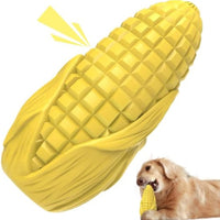 HKM-2710717 Durable Squeaky Dog Chew Toy for Aggressive Chewers - Interactive Corn Stick Design for Medium and Large Breeds
