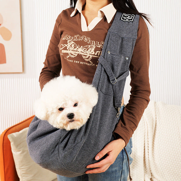 HKM-2711485 Crossbody Shoulder Bag for Pets with Mobile Phone Pocket - Available in Multiple Colors