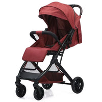HKM-271187 2-in-1 Lightweight Foldable Compact Stroller and Baby Carriage with Adjustable Canopy