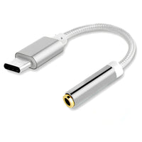 HKM-271379 TYPE-C to 3.5mm Audio Adapter Cable - Compatible with Mobile Phones, Black, Silver, Gold, Rose Gold