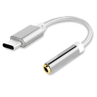 HKM-271379 TYPE-C to 3.5mm Audio Adapter Cable - Compatible with Mobile Phones, Black, Silver, Gold, Rose Gold