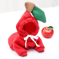 HKM-2714301 Apricot Hooded Cartoon Pet Sweater - Cotton, Available in XS to 2XL