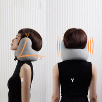 HKM-271443 U-Shaped Travel Neck Pillow with Memory Foam and Noise Reduction Design