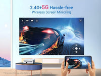 HKM-271507 1080p Full HD Home Theater Projector with 9800 Lumens Brightness