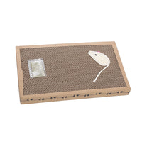 HKM-2715197 Cat Scratching Board with Woven Sisal Mouse and Catnip - Large and Small Sizes Available