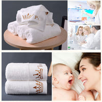 HKM-271571 Thick Cotton Bath Towel Set for Men and Women - Multiple Sizes Available