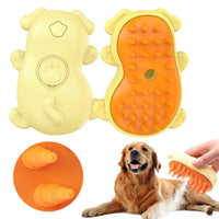 HKM-2716477 3-in-1 Cat and Dog Grooming Brush with Steam Cleaning and Massage Function