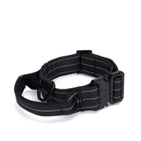 HKM-2716989 Reflective Quick Release Dog Collar in Multiple Colors for Safe Night Walks