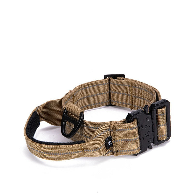 HKM-2716989 Reflective Quick Release Dog Collar in Multiple Colors for Safe Night Walks
