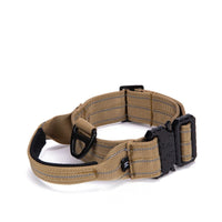 HKM-2716989 Reflective Quick Release Dog Collar in Multiple Colors for Safe Night Walks