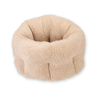 HKM-2719037 Washable Pet Cotton Wool Nest - Soft Cloth Kennel in Brown, Beige, Light Brown, Silver Gray, Skin Pink - 42x28 cm