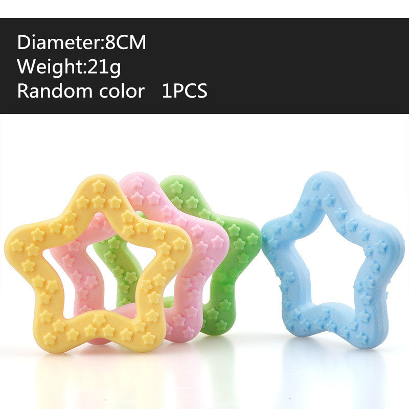 HKM-2719805 Interactive Rubber Chewing Toy for Pets - Durable TPR Design, 8cm