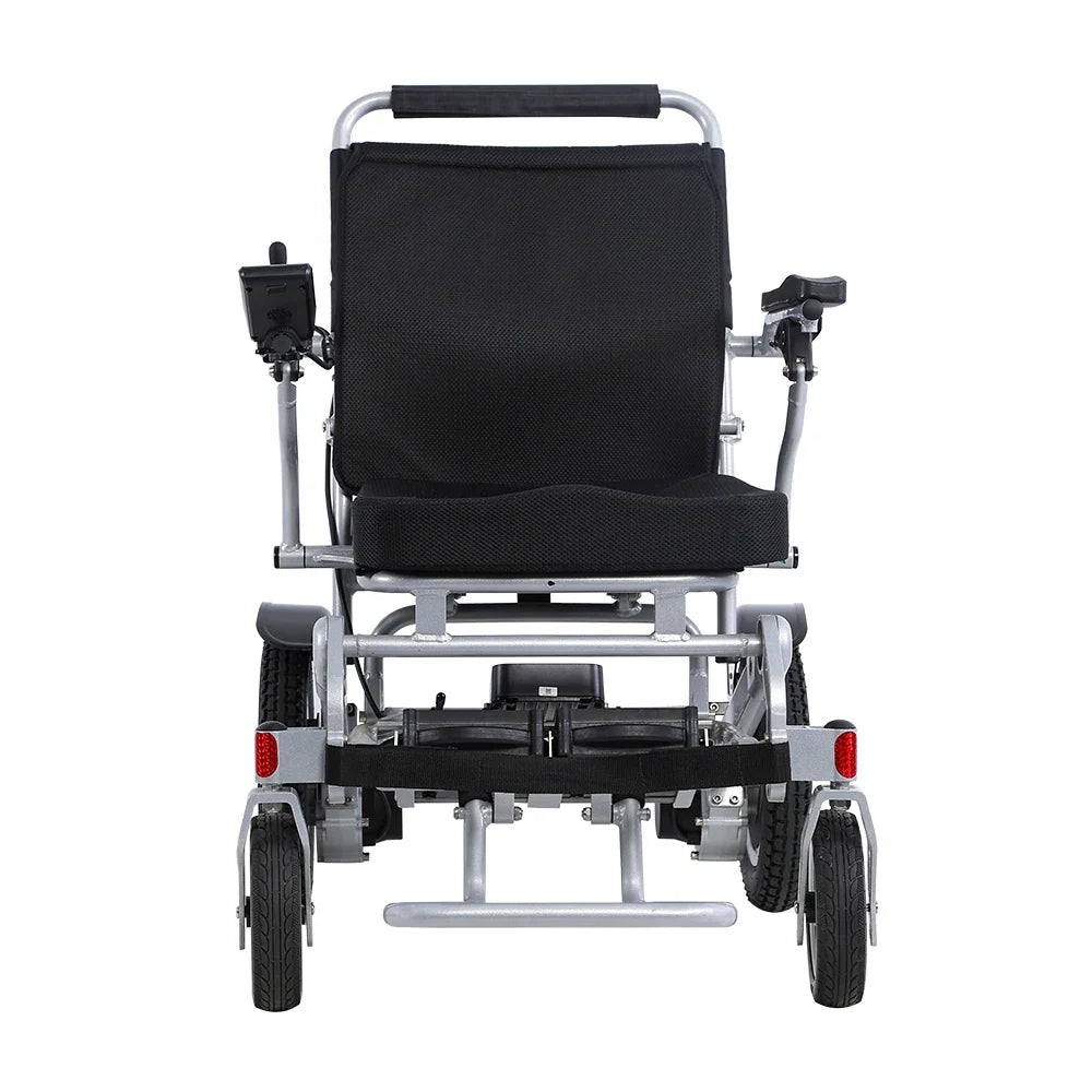 HKM-272019 Adjustable Electric Wheelchair with Removable Battery and Aluminum Alloy Frame