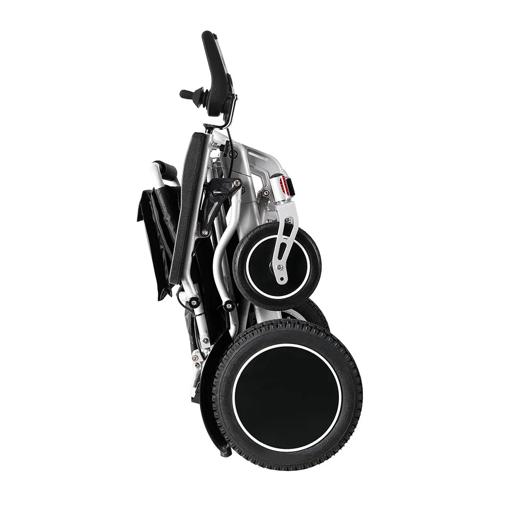 HKM-272019 Adjustable Electric Wheelchair with Removable Battery and Aluminum Alloy Frame