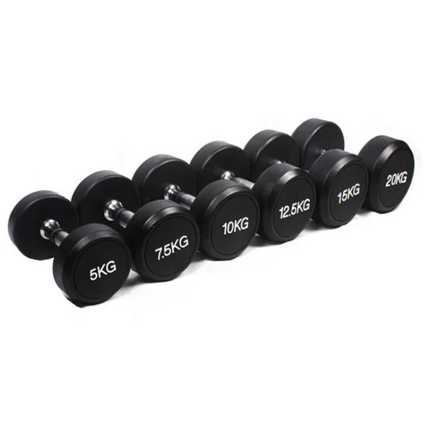 HKM-272019 Heavy Duty 20kg Iron Dumbbells for Home Fitness and Strength Training