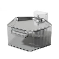 HKM-2720829 Stainless Steel Pet Induction Water Fountain - Wireless Design with Charging Cable