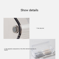 HKM-2720829 Stainless Steel Pet Induction Water Fountain - Wireless Design with Charging Cable