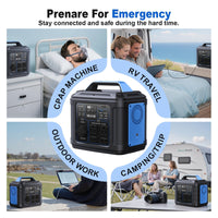 HKM-272211 300W Portable Power Station with 296Wh Lithium Battery - Ideal for Home and Outdoor Use