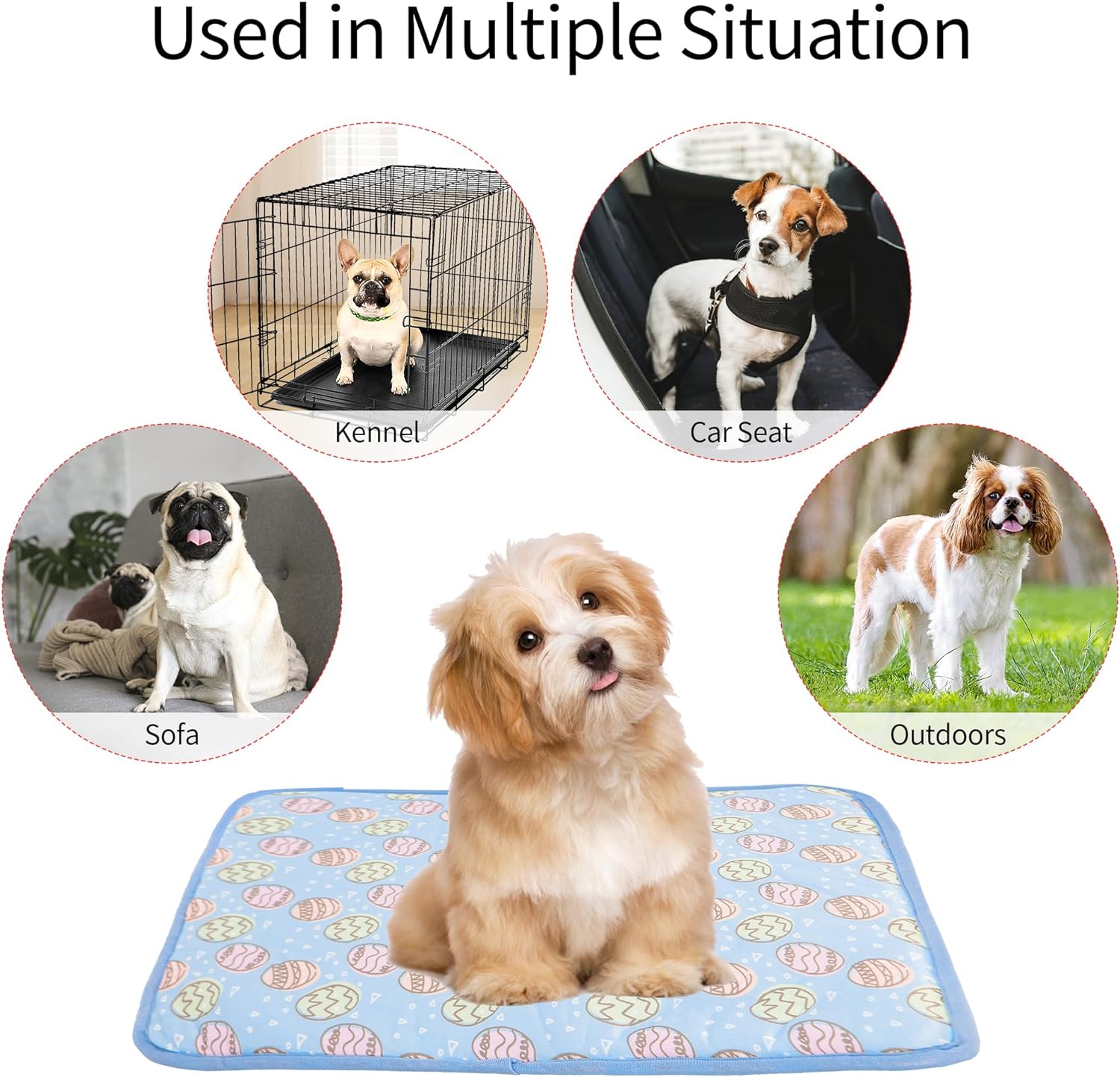 HKM-2722237 Cooling Mat for Cats and Dogs - Keep Your Pets Comfortable All Summer