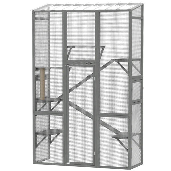 HKM-2722749 Flower Cat Tree with Multi-Level Design for Play and Rest