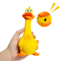 HKM-2723389 Interactive 3-Piece Eco-Friendly Latex Squeaky Chicken Chew Toys for Dogs