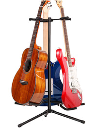 HKM-272403 Adjustable Vertical Double-Headed Guitar Stand for Enhanced Stability and Convenience