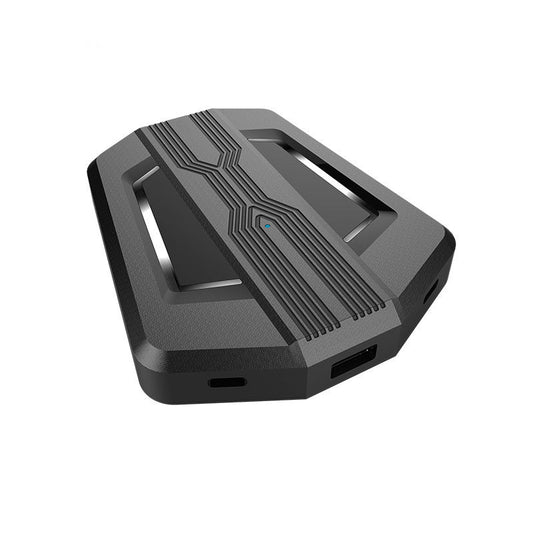 HKM-272467 Universal Keyboard and Mouse Converter for Switch, PS4, Xbox One, PS3, and Xbox 360 - Black ABS Design