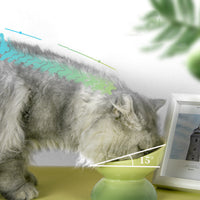 HKM-2726717 Ceramic Cat Bowl with Anti-Overturn Design for Comfortable Feeding