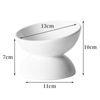 HKM-2726717 Ceramic Cat Bowl with Anti-Overturn Design for Comfortable Feeding