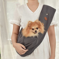 HKM-2726973 Breathable Pet Dog Travel Backpack - Available in Brown, Pink, and Gray, Sizes Medium and Large