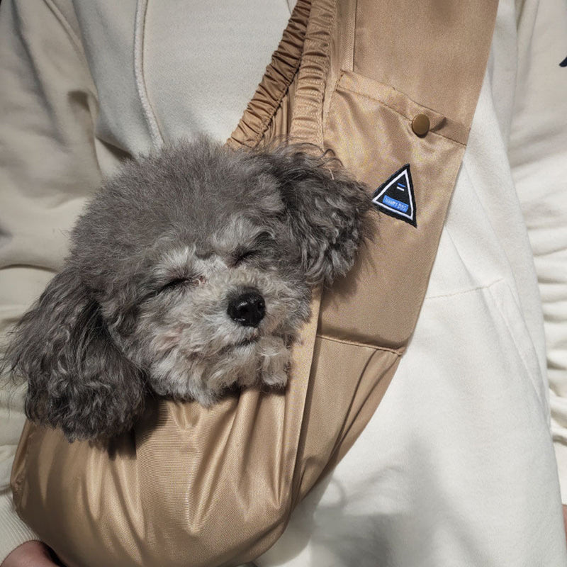 HKM-2726973 Breathable Pet Dog Travel Backpack - Available in Brown, Pink, and Gray, Sizes Medium and Large