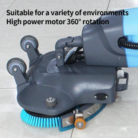 HKM-272723 Lithium Battery Floor Sweeper Mini Upright Tile Cleaning Machine
