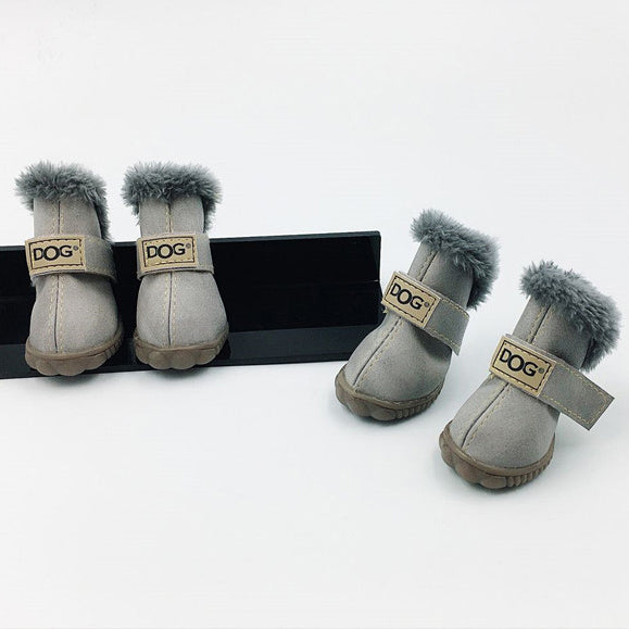 HKM-2727357 Dog Waterproof Warm Thick Snow Boots for Autumn and Winter in Various Colors and Sizes
