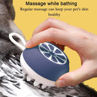 HKM-2727997 3-in-1 Dog Shampoo Brush with Massage Points for Effortless Bathing and Grooming