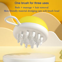 HKM-2727997 3-in-1 Dog Shampoo Brush with Massage Points for Effortless Bathing and Grooming