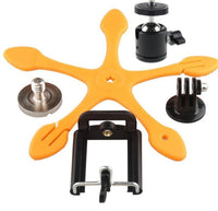 HKM-272851 Versatile Phone Mount with Clip and Screw for Secure Positioning