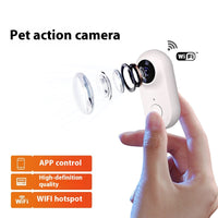 HKM-2729789 Mini HD Pet Thumb Camera with Magnetic Design, 1080P Video Recording, and Photo Capture