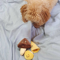 HKM-2730173 Tibetan Mushroom Plush Dog Vocal Toy Set - Simple and Stylish Design