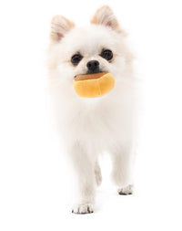 HKM-2730173 Tibetan Mushroom Plush Dog Vocal Toy Set - Simple and Stylish Design