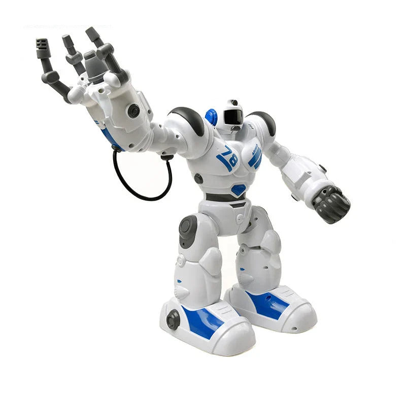 HKM-273107 Intelligent Interactive Remote Control Humanoid Robot for Kids Ages 2-13 with Lights and Sounds