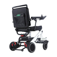 HKM-273171 Heavy Duty Electric Wheelchair with Brushless Motor, 6 km/h Speed, 20 km Driving Range, Aluminum Alloy Frame, Max Load 120 kg, Black