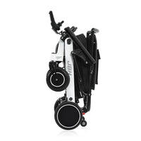 HKM-273171 Heavy Duty Electric Wheelchair with Brushless Motor, 6 km/h Speed, 20 km Driving Range, Aluminum Alloy Frame, Max Load 120 kg, Black