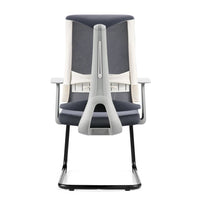 HKM-273235 Lowback Visitor Waiting Chair with High Density Foam and Chrome Cantilever Base