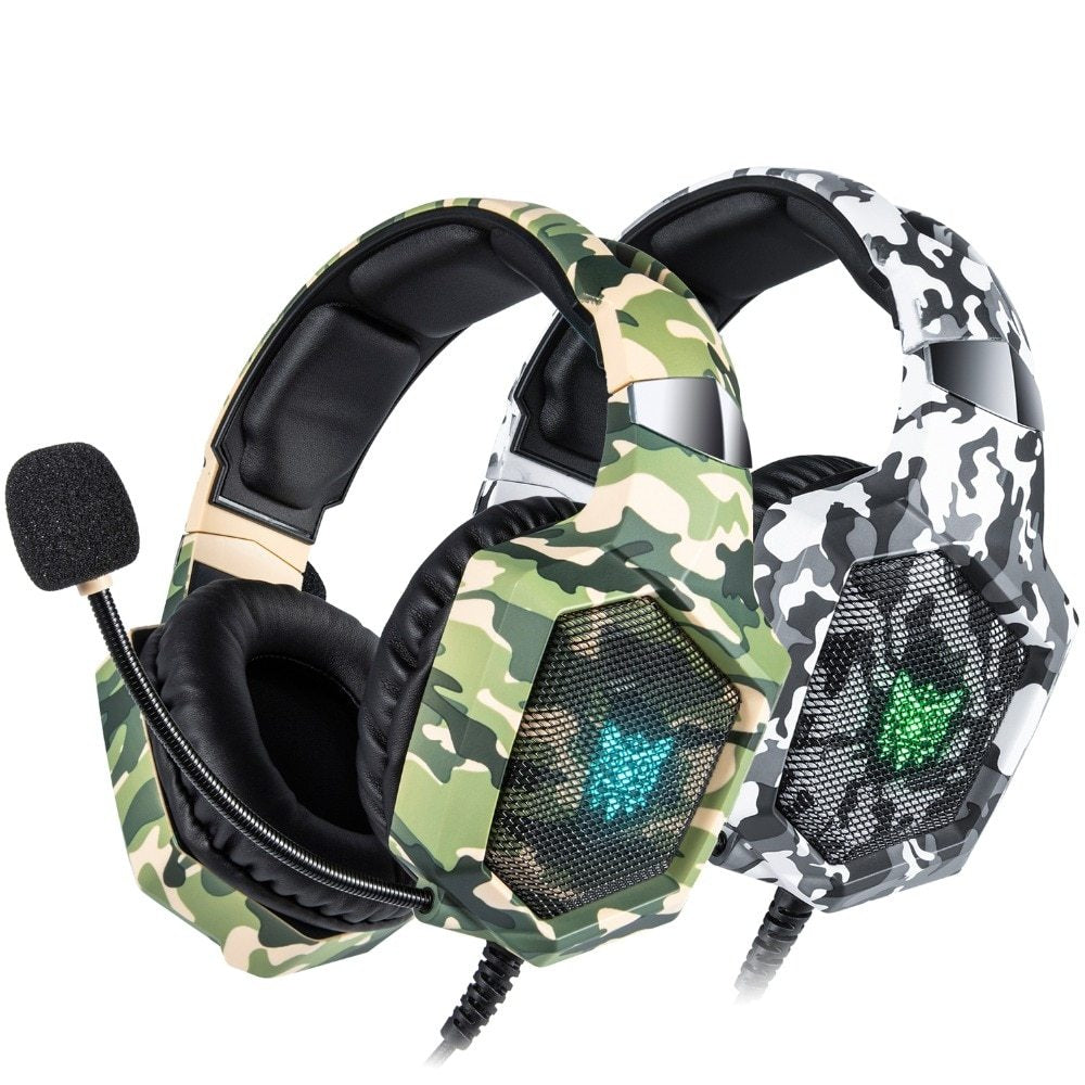 HKM-273363 ONIKUMA K8 Wired Gaming Headset with Microphone, 3.5mm Audio Jack, Braided Cable