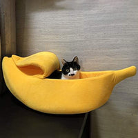 HKM-2733757 Large Soft and Warm Cat Bed House for Cats, Kittens, Rabbits, and Small Dogs - Cozy Cuddle Design