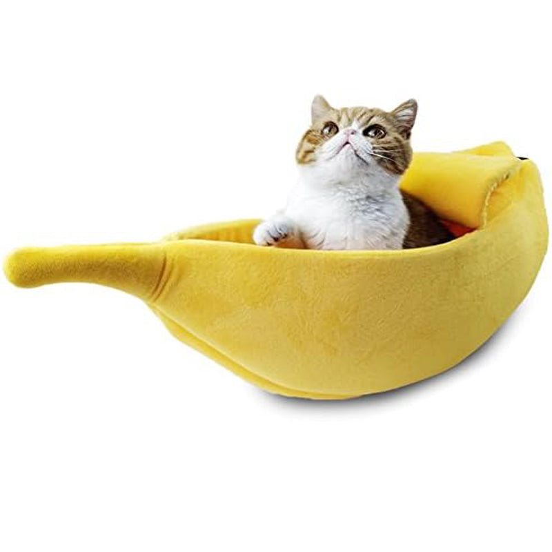 HKM-2733757 Large Soft and Warm Cat Bed House for Cats, Kittens, Rabbits, and Small Dogs - Cozy Cuddle Design