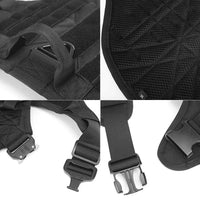 HKM-2735549 Tactical Camouflage Dog Harness and 1000D Nylon Leash Set for Training and Walking