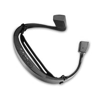 HKM-273619 Non-Obstructive Bone Conduction Headphones with Bluetooth 4.1, 8 Hours Music and Talk Time, White/Black Options